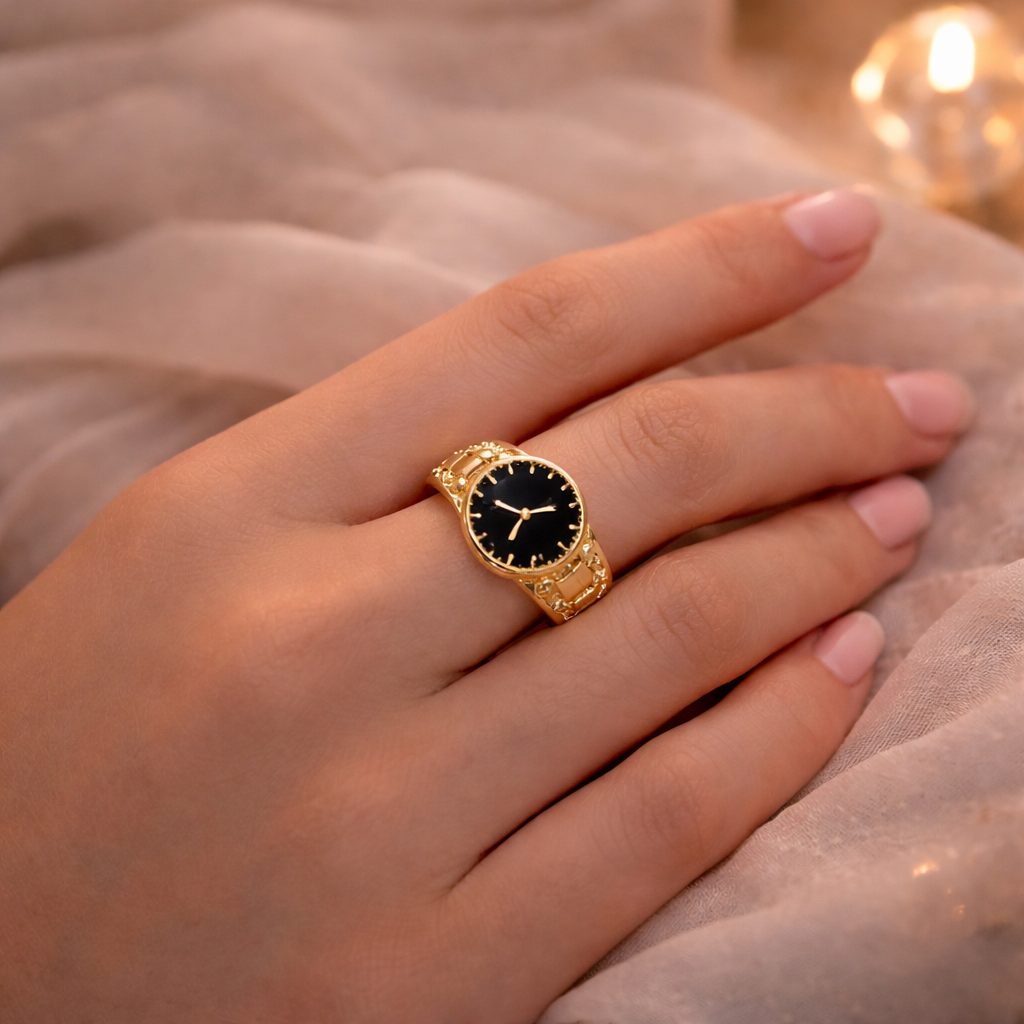 r6152 (korean simple punkng silver color classic girl ring) gold 3 r6152 (korean simple punkng silver color classic girl ring) gold 3
