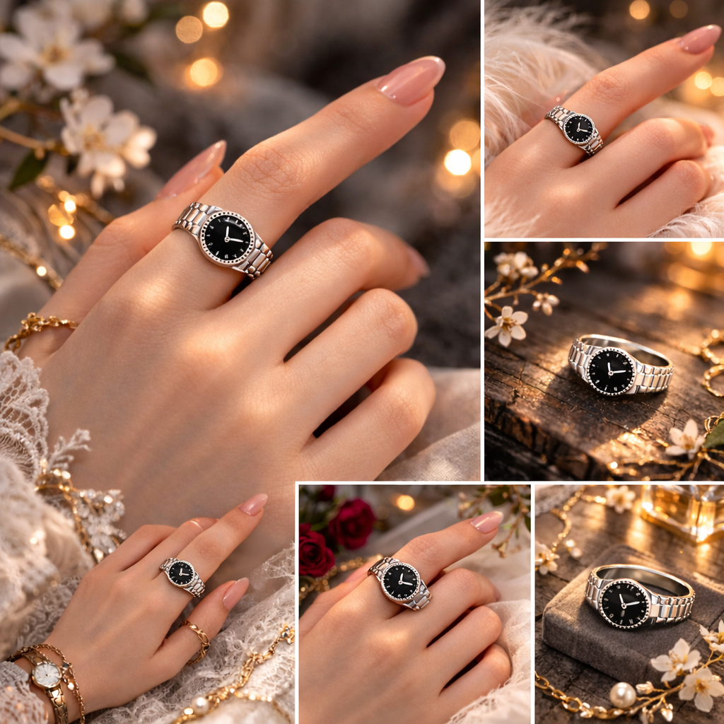 r6152 (korean simple punkng silver color classic girl ring) silver 4 r6152 (korean simple punkng silver color classic girl ring) silver 4