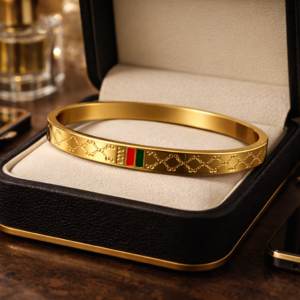 Home elegant roman dial black stone bangle bracelet (stainless steel) (copy)