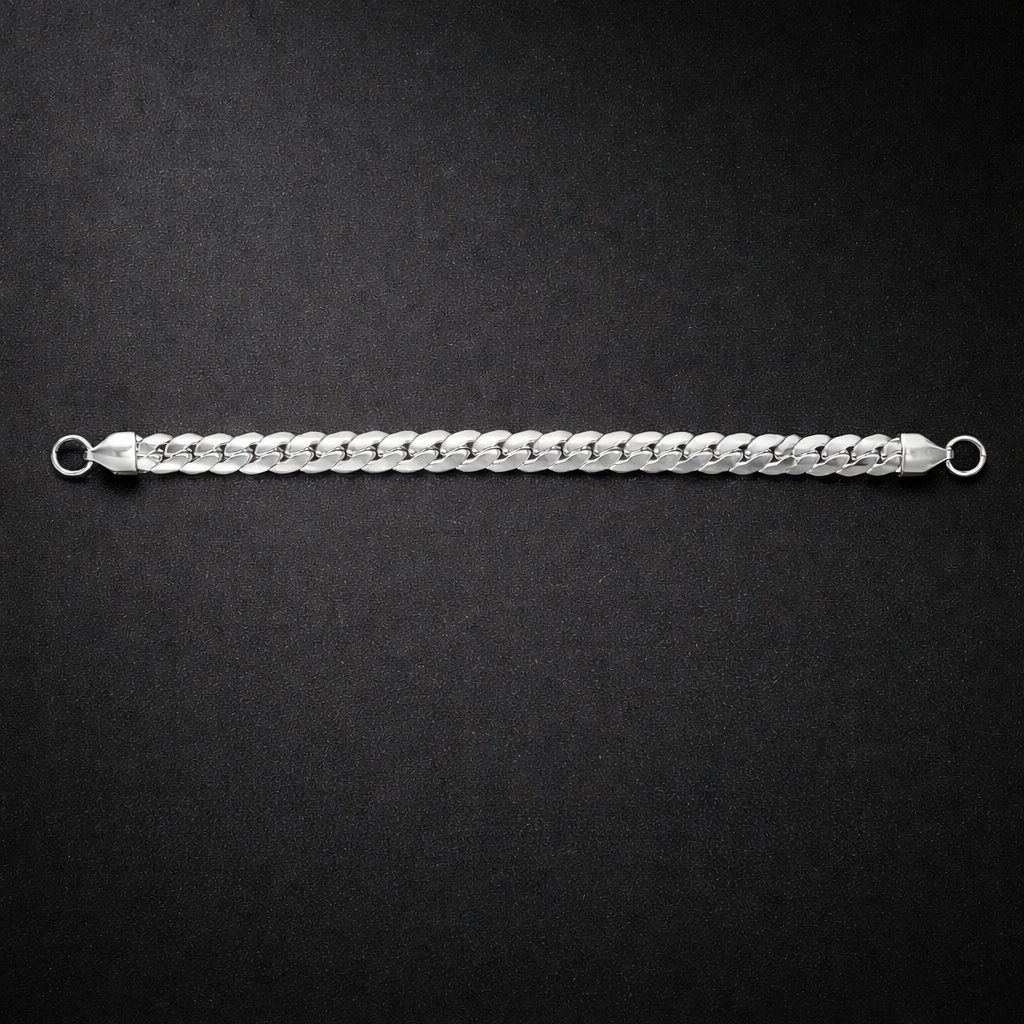 men’s stainless steel cuban link bracelet – slim silver chain bracelet for men men’s stainless steel cuban link bracelet – slim silver chain bracelet for men