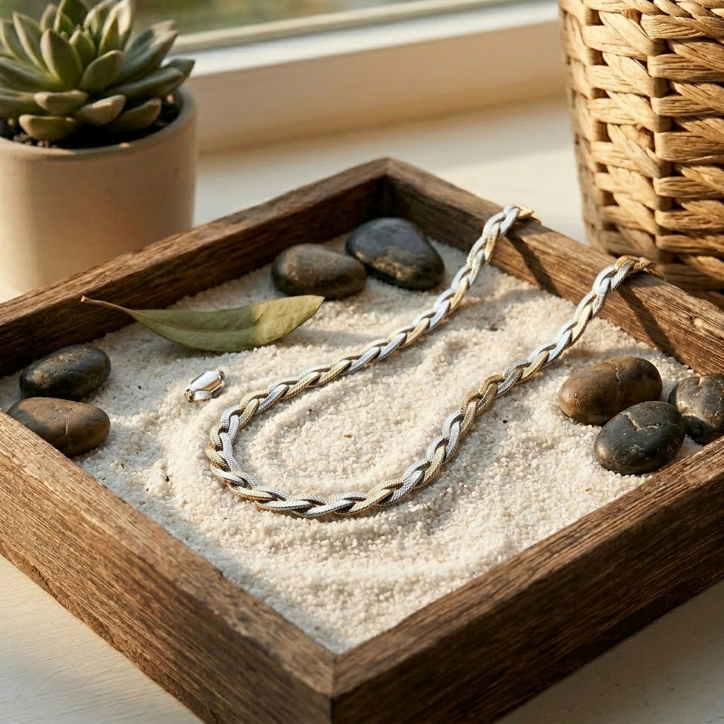 men’s black braided chain necklace – stainless steel twisted link chain for men (copy) men’s black braided chain necklace – stainless steel twisted link chain for men (copy)