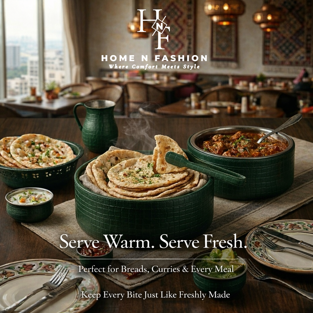 premium insulated hot case serving casserole (leather finish) <br>green premium insulated hot case serving casserole (leather finish) green